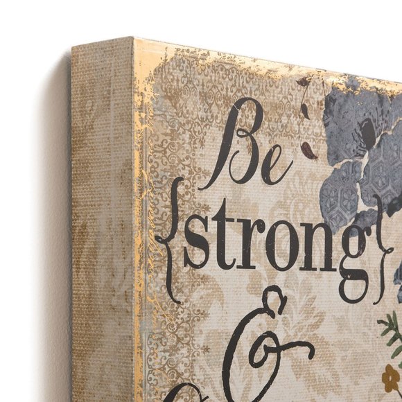 Be Strong and Courageous Wall Art 1003260001 NEW - Picture 2 of 3